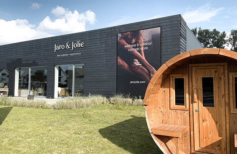 Head chair Jaro&amp;Jolie - Sauna Barrel sauna Tonsauna of Belgian manufacture